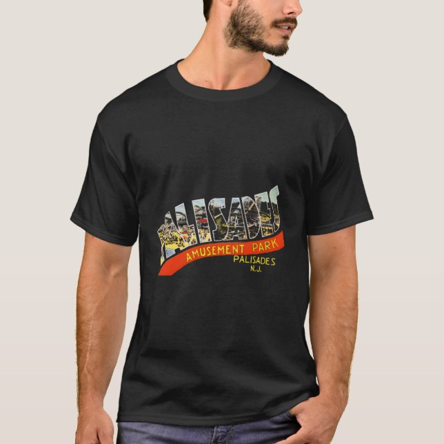 Camiseta Parque de Diversões Palisades Nova Jersey (Frente)