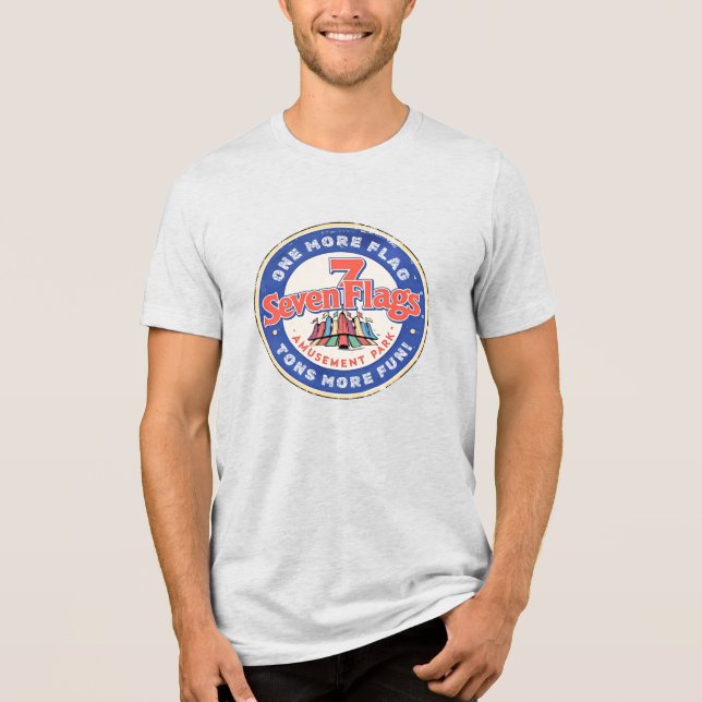 Camiseta Parque de Diversões Seven Flags (Frente)