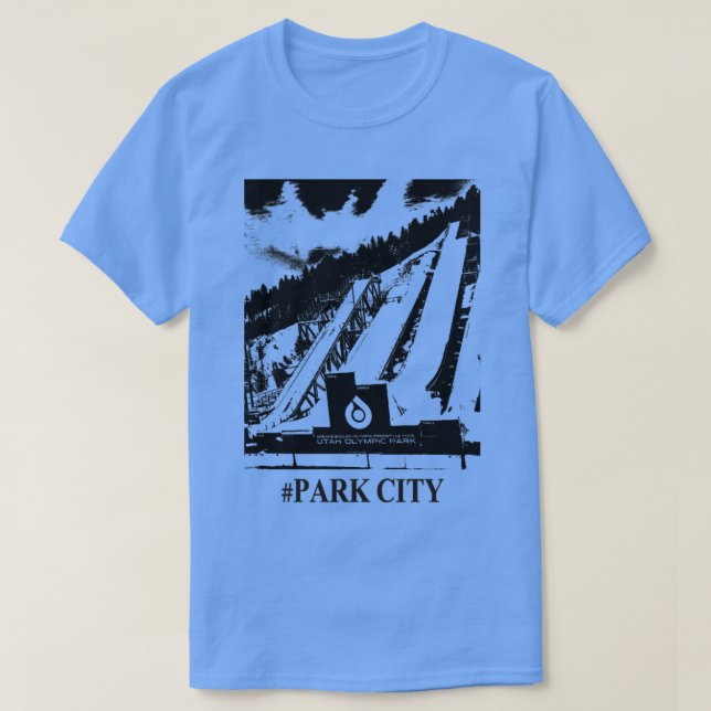 Camiseta Parque de Olimpiadas de Park City Utah (Frente do Design)