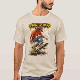 CAMISETA PARQUE DE SKATE STONER