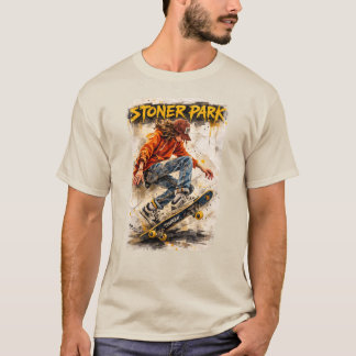 CAMISETA PARQUE DE SKATE STONER