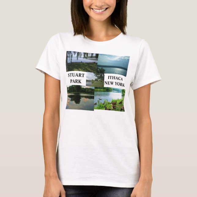 Camiseta PARQUE de STUART, T de ITHACA, NEW YORK (Frente)