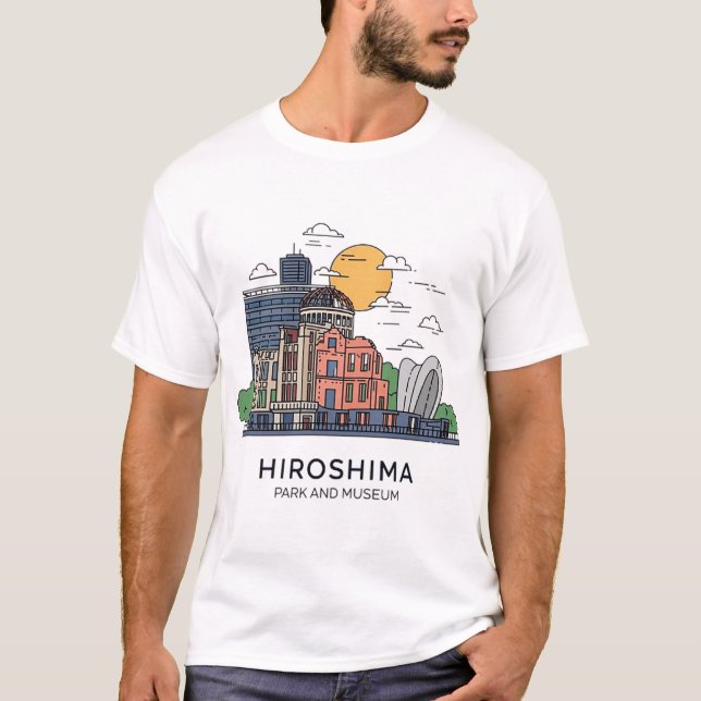 CAMISETA PARQUE E MUSEU DE HIROSHIMA (Frente)