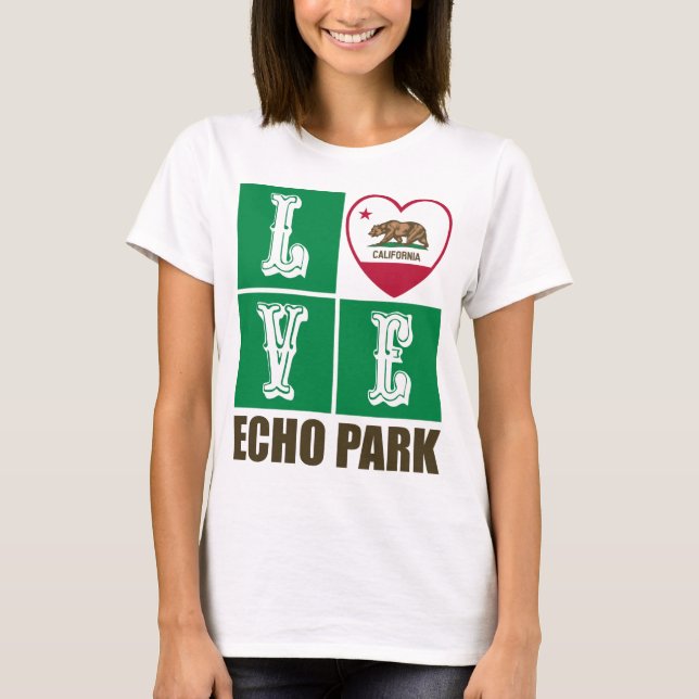 Camiseta Parque Echo do Coração do Estado da República da C (Frente)