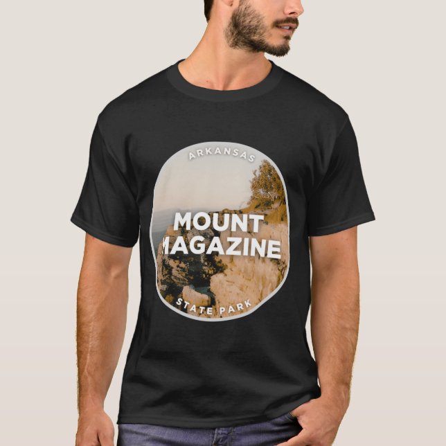 Camiseta Parque Estadual Arkansas Mount Magazine (Frente)