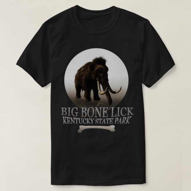 Camiseta Parque Estadual Big Bone Lick (Frente do Design)