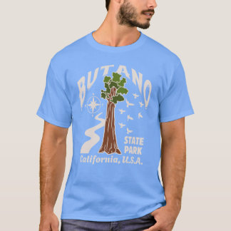 Camiseta Parque Estadual Butano Califórnia Estilo Vintage T