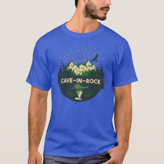 Camiseta Parque Estadual Cavein Rock Illinois IL Crachá Sou