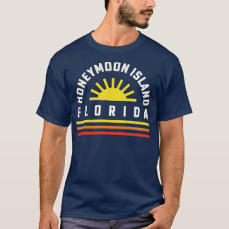Camiseta Parque Estadual da Ilha de Honeymoon, Florida Retr