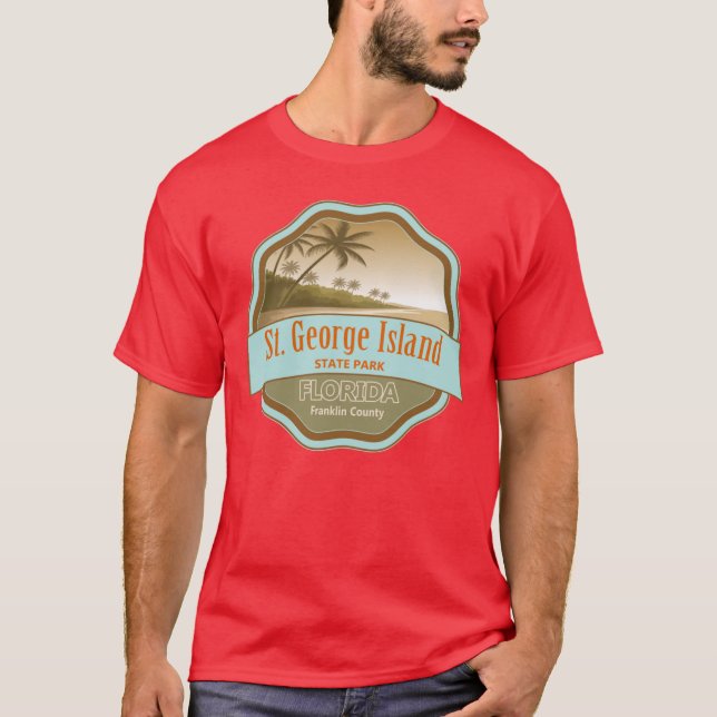 Camiseta Parque Estadual da Ilha de St George Condado de Fr (Frente)