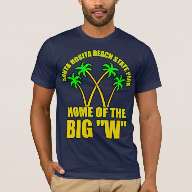 Camiseta Parque estadual da praia de Rosita do papai noel (Frente)
