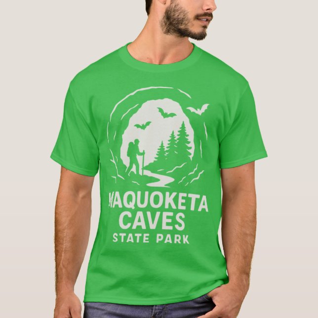 Camiseta Parque Estadual das Cavernas de Maquoketa 1 (Frente)