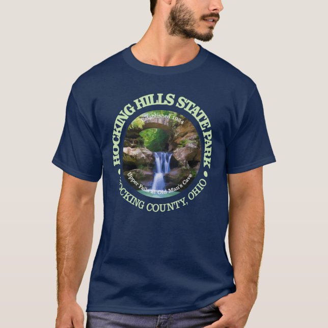 Camiseta Parque Estadual de Colinas Hocking (Frente)
