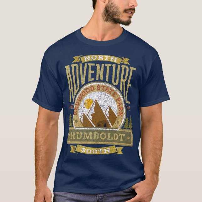 Camiseta Parque Estadual de Humboldt Redwoods (Frente)