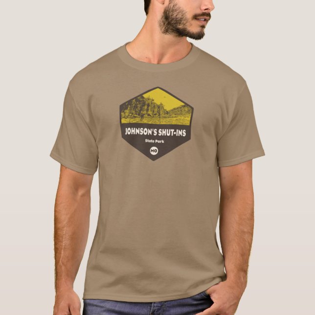 Camiseta Parque Estadual de Johnson's Close-Ins, Missouri (Frente)