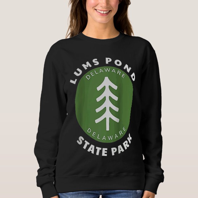 Camiseta Parque Estadual de Lums Pond Delaware DE Emblema d (Frente)