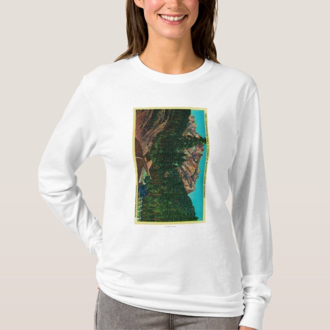 Camiseta Parque estadual dos Crags do castelo de E.U. 99 (Frente)