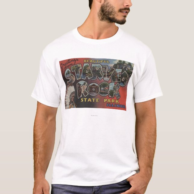 Camiseta Parque estadual esfomeado da rocha - grandes cenas (Frente)