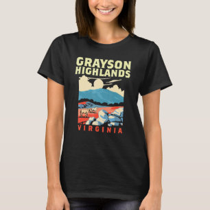 Camiseta Parque Estadual Grayson Highlands Virgínia Cavalos