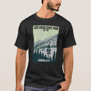 Camiseta Parque Estadual Perdido de Creek Lover Montana Sta