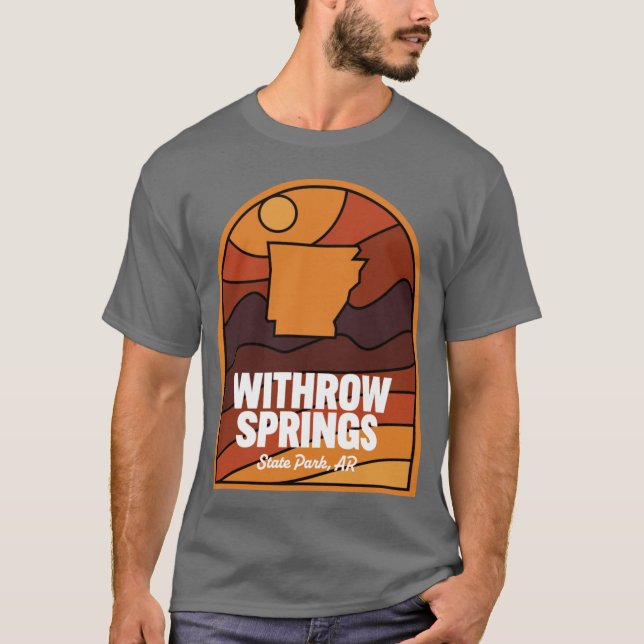Camiseta Parque Estadual Withrow Springs Arkansas (Frente)
