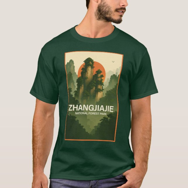 Camiseta Parque Florestal Nacional Zhangjiajie (Frente)