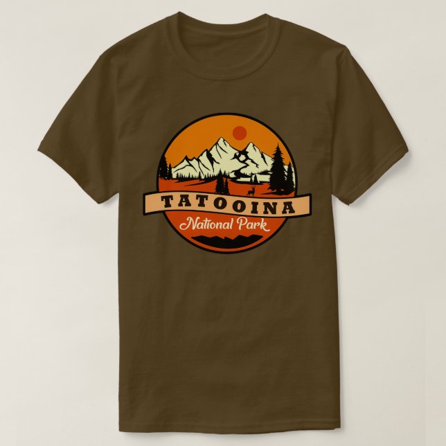 Camiseta Parque Nacional 8 da Tatooine (Frente do Design)