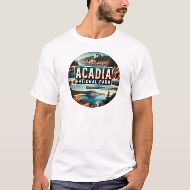 Camiseta Parque Nacional Acadia (Frente)