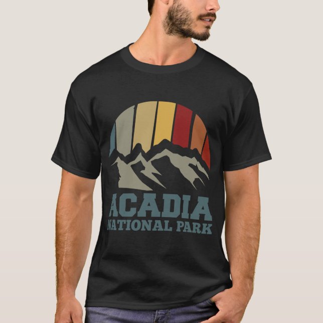 Camiseta parque nacional acadia (Frente)