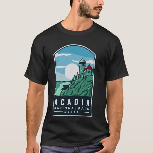 Camiseta Parque Nacional Acadia Maine (Frente)