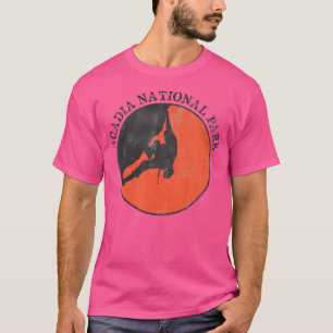 Camiseta Parque Nacional Acadia Rocha de Bouldering Angusti