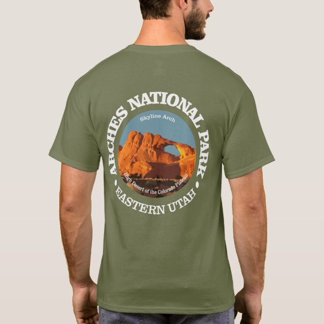 Camiseta Parque Nacional Arches (Verso)