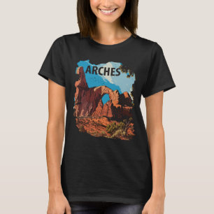 Camiseta Parque Nacional Arches Rocha Vermelha Viagem