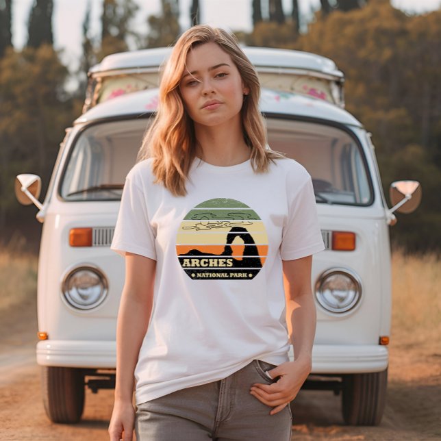 Camiseta Parque Nacional Arches Vintage - Moab - Utah  (Criador carregado)