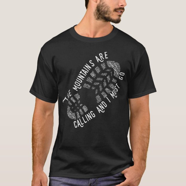 Camiseta Parque Nacional As Montanhas Estão Chamando (Frente)