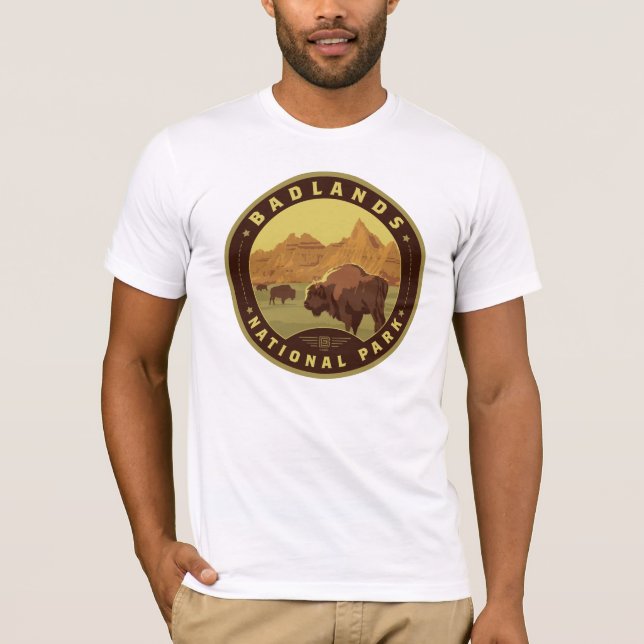 Camiseta Parque Nacional Badlands (Frente)