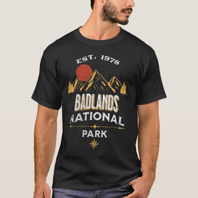 Camiseta Parque Nacional Badlands (Frente)