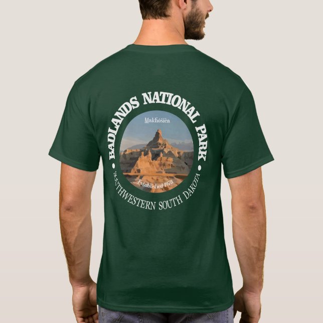 Camiseta Parque Nacional Badlands (Verso)