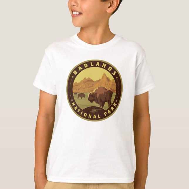 Camiseta Parque Nacional Badlands (Frente)