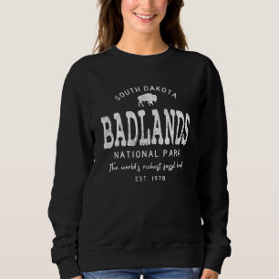 Camiseta Parque Nacional Badlands Retro Vintage Dakota do S