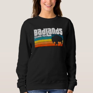 Camiseta Parque Nacional Badlands Sd Pôr do Sol Vintage Amo