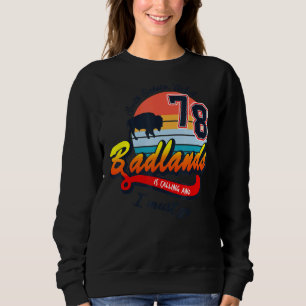 Camiseta Parque Nacional Badlands South Dakota Hiking Bison