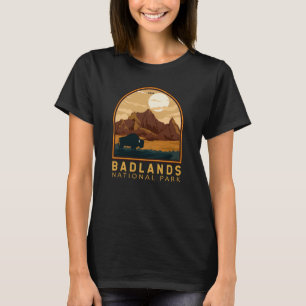 Camiseta Parque Nacional Badlands Vintage Emblem