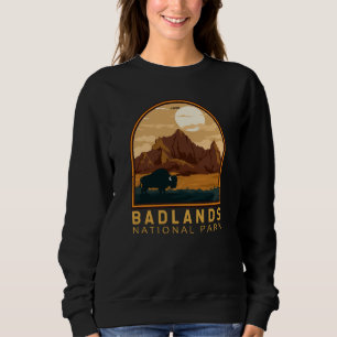 Camiseta Parque Nacional Badlands Vintage Emblem