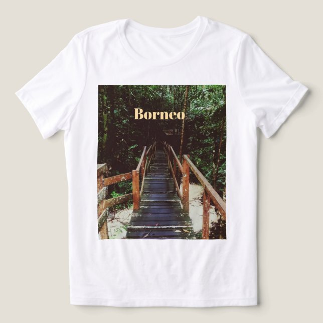 Camiseta Parque Nacional Bako - Bornéu (Design frontal)
