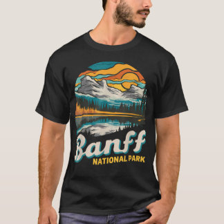 Camiseta Parque Nacional Banff Caminhada Vintage