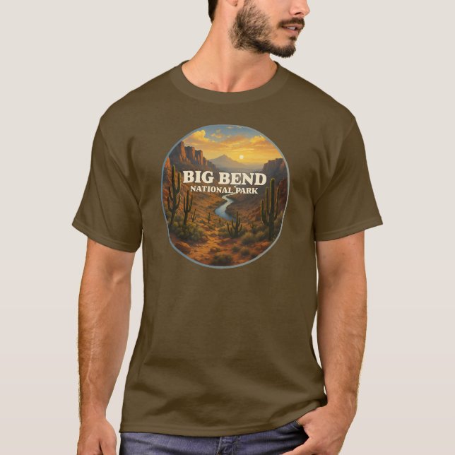 Camiseta Parque Nacional Big Bend (Frente)