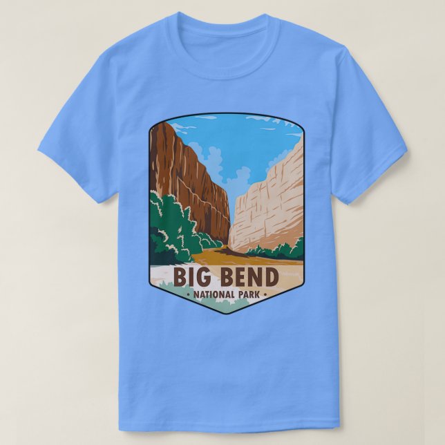 Camiseta Parque Nacional Big Bend 51 (Frente do Design)