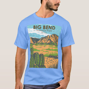 Camiseta Parque Nacional Big Bend Desert Chihuahuan Vintage