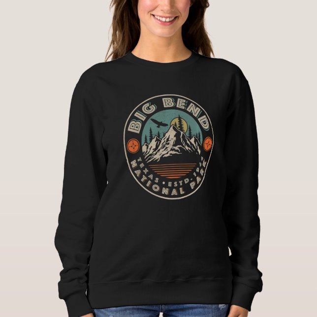 Camiseta Parque Nacional Big Bend no Texas com Visual Vinta (Frente)